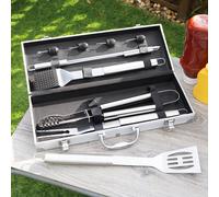 Treat Factory 10 Piece BBQ Tool Set with Carry Case