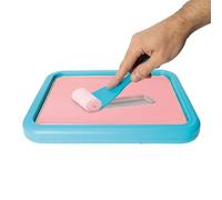 Treat Factory Mini Rolled Ice Cream Maker Frozen Yogurt Roller Freezable Tray