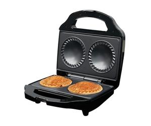 Treat Factory UK Mains Power Non Stick Self Crimping Double Shallow Fill Pie Maker