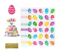 Treat Gift Bags - Bunny 16x12 Inch Printed Envelopes, Clear Packaging, Reliable Holders, Modern Design | Snack & Candy Storage Solutions by Collezi