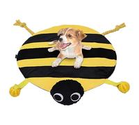 Treat Mat for Dogs - Puppy Feeding Pad Puzzle Toy | Creative Slow Feeding Pet Sniffing Pad with Pull Rope and Food Leaking Ball for Training