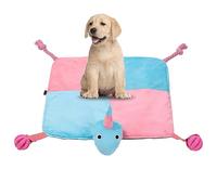 Treat Mat for Dogs - Slowing Sniffing Pad Polyester, Cotton, Rubber Mat, Addictive Puppy Puzzle Feeder with Pull Rope and Treat Dispensing PE