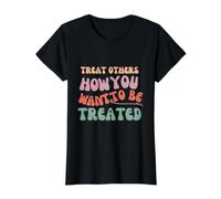 Treat Others How You Want to Be Treated Value Graphic T-Shirt, Women, Black, M