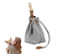 Treat Pouches for Pet Training - Wipe-Clean Snacks Holder - Dog Training Keychain Bag for Treats,for Wet Wipes Beef Dried Food Walking Hiking Adventure Camping