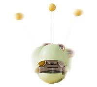 Treat Puzzle Toys for Cats, Treat Dispenser Cat Toy - Interactive Training Ball Toy | Small Cat Food Balls Slow Feed Toy Eats