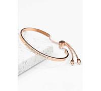 Treat Republic Personalised Rose Gold Affirmation Bangle Bracelet Rose