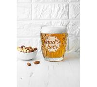 Treat Republic Personalised Statement Dimpled Beer Glass
