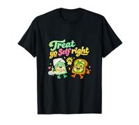 Treat Yo Self Right Chill Vibes Mental Health Graphic T-Shirt