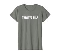Treat Yourself T-Shirt, Women, Olive Heather, 3X-Large