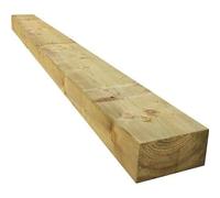 Treated Softwood Timber Railway Sleepers 200mm x 100mm Green 360cm 12ft
