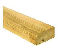 Treated Timber 45 x 95 x 2400mm | Kiln Dried Structural Carcassing Wood | FSC Certified Regularised Wooden Joist for Construction & Framing