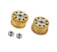 Treated Two Gear Extruder Set for 3D Printers Great Pull and Increased Working Length Direct Extruder Improve