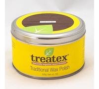 Treatex Traditional Solid Wax Polish - Dark Brown (102) 500g Tub