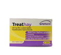 Treathay 120mg Fexofenadine 30 Tablets