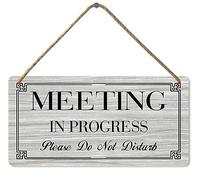 Treatment in Progress Wood Sign Please Do Not Disturb Wooden Hanging Wall Sign for Business, Office, Therapist, Clinic, Treatment, 5x10 Inch