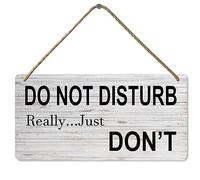Treatment in Progress Wood Sign Please Do Not Disturb Wooden Hanging Wall Sign for Business, Office, Therapist, Clinic, Treatment, 5x10 Inch