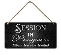 Treatment in Progress Wood Sign Please Do Not Disturb Wooden Hanging Wall Sign for Business, Office, Therapist, Clinic, Treatment, 5x10 Inch