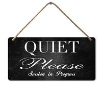 Treatment in Progress Wood Sign Please Do Not Disturb Wooden Hanging Wall Sign for Business, Office, Therapist, Clinic, Treatment, 5x10 Inch