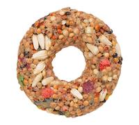 Treats Bird - Premium Parakeet Food Blend, Fruit Nut Snack For Birds | Training Activity Rings, Companion Bird Engagement Treats, Interactive Snack Supplies For Parakeets Lovebirds Cockatiels Budgies