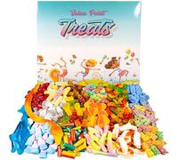 TREATS Premium Sweets Gift Box, Pick and Mix Sweets, Mixed Sweets Hamper, Sweet and Sour Candy for Birthday, Valentine, Party, Retro Mix Large