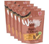 Treats Tasty Bites 125g x Pack of 5 - Steak & Chips - a Complementary Pet Food for All Dogs 8 Weeks and Older - Delicious Treat for Your Dog, Enriched With Extra Vitamins and Minerals