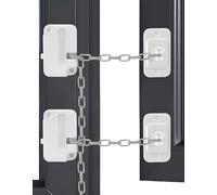 TREATY Child-Proof Window Lock, Window Restrictor Child Safety Locks for UPVC, Window Safety Lock for Child Pet Safety, Self Adhesive, Adjustable Window Lock No Drilling (2, 2pcs)