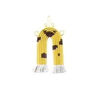Trebbies Handcrafted Macrame Hanging Animal Wall Art: Unique Bohemian Decor - Ideal for a Nursery, Apartment, House, Child's Room, Dorm, Baby Shower (Giraffe)