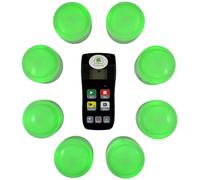 Trebisky Quiz Answer Game Buzzer Standalone System w/ LED Light Buttons 8-Player (Wireless System)
