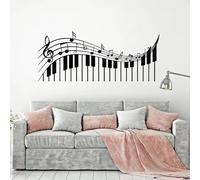 Treble Clef Music Key wall Sticker Classroom Music Piano Notes Piano wall Sticker Living Room Home Decoration