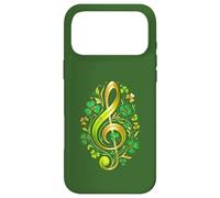 Treble Clef Shamrock Patricks Day Music Note Irish Case for iPhone 17 Pro Max