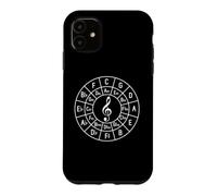 Treble Clef Theory Circle Of Fifths Key Signature Composer Case for iPhone 11