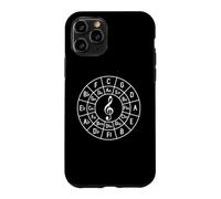 Treble Clef Theory Circle Of Fifths Key Signature Composer Case for iPhone 11 Pro