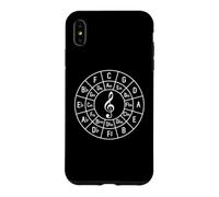 Treble Clef Theory Circle Of Fifths Key Signature Composer Case for iPhone XS Max