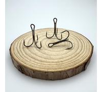 Treble Hook Collection 50pcs in Five Size Variants for Lure Replacement and Customization in Freshwater or Saltwater Settings (50pcsbox Black)