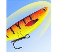 Treble Hooks Built with Hardened Steel for Enhanced Durability and Consistent Penetration on Strike 5 Count Package (D-2#)