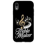 Treble Maker Funny Musician Piano Treble Clef Case for iPhone XR