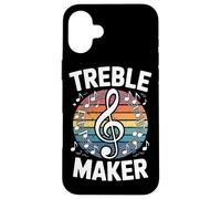 Treble Maker Music Lover Sarcastic Vibe Summer Fun Case for iPhone 16 Plus