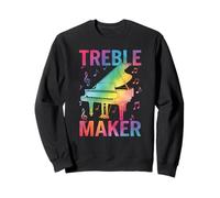 Treble Maker Piano Player Classic Piano Musician Pianist Sweatshirt
