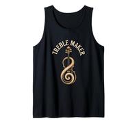 Treble Maker Violin Funny Music Pun Orchestra Tank Top
