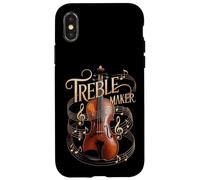 Treble Maker Violin Funny Musician Symphony Case for iPhone X/XS