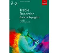 Treble Recorder Scales & Arpeggios, ABRSM Grades 6-8: from 2018 (ABRSM Scales & Arpeggios)