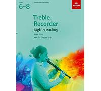 Treble Recorder Sight-Reading Tests, ABRSM Grades 6-8: from 2018 (ABRSM Sight-reading)