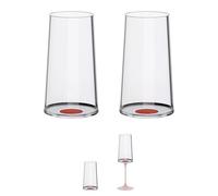 Trebonn SplitGlass (Red, Flute, Set of 2)