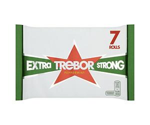 Trebor Extra Strong Peppermint Mints, 7 x 41.3g