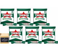 Trebor Extra Strong Peppermint Rolls | Intense Cooling Peppermint Flavour | Long-Lasting Fresh Breath | Classic Hard Mints for Work, Travel & Sharing (Pack of 6)