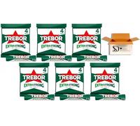 Trebor Extra Strong Peppermint Rolls | Intense Cooling Peppermint Flavour | Long-Lasting Fresh Breath | Classic Hard Mints for Work, Travel & Sharing (Pack of 6)