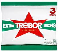 Trebor Extra Strong Roll 124 g (Pack of 9, Total 27 Rolls)