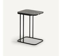 Trebor Side Table, Designed By Emmanuel Gallina Black Marble