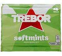 Trebor Softmints Peppermint Mints Rolls, 4 x 44.9g