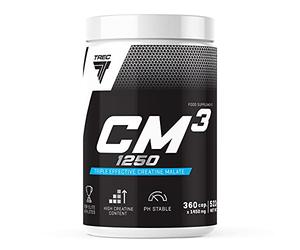 TREC Nutrition CM3 360 Caps - Tricreatine Malate Formula for Optimal Strength, Enhanced Muscle Power, and Improved Training Performance